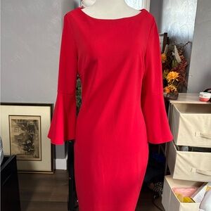 Elegant Red Women's Dress